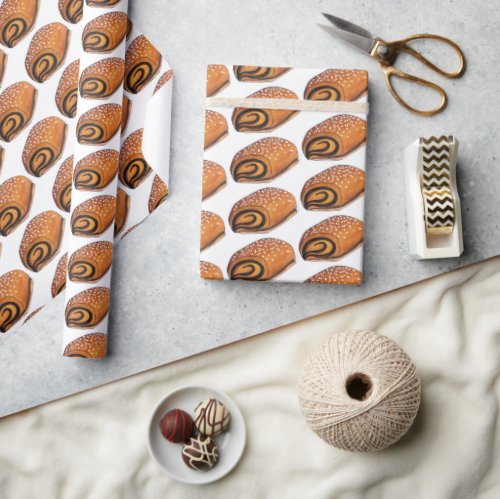 Rugelach Jewish Polish Crescent Roll Pastry Food Wrapping Paper