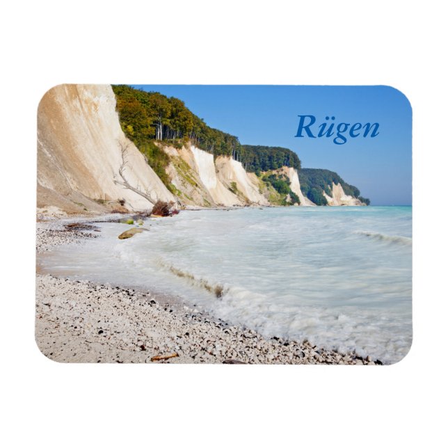 Rügen Kreideküste Magnet (Horizontal)