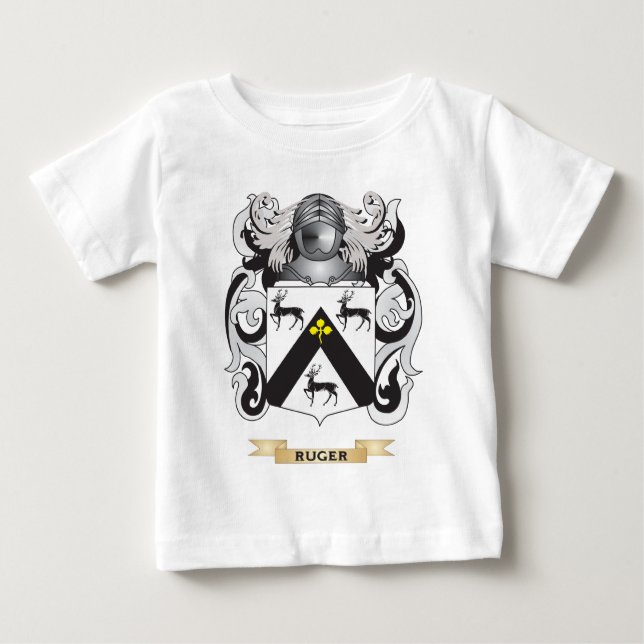 Ruger Coat of Arms (Family Crest) Baby T-Shirt (Front)