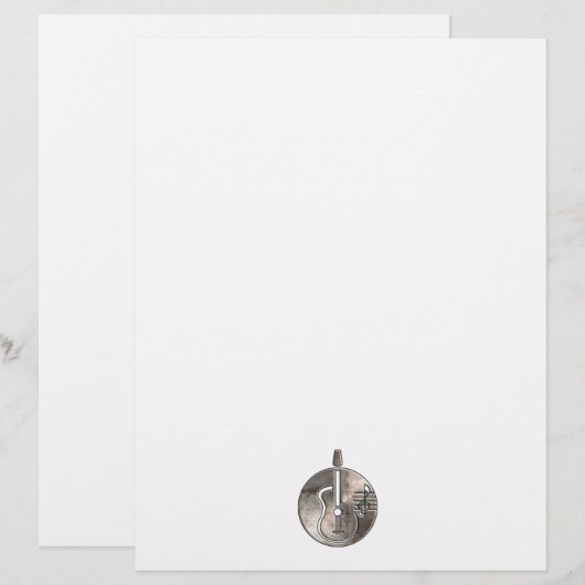 Rugged Acoustic Guitar (Front/Back)