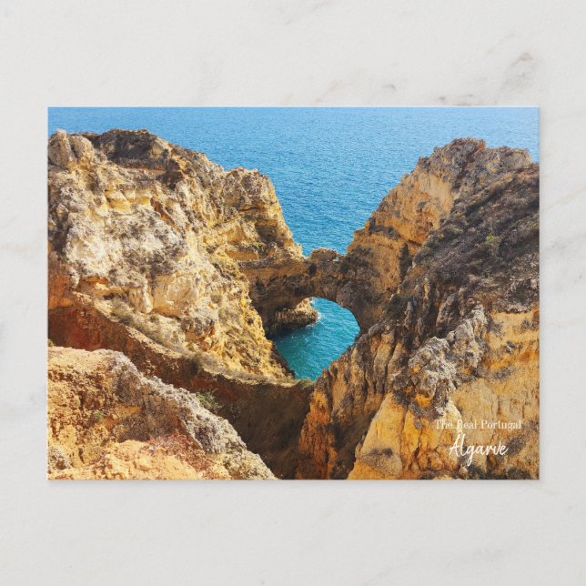 Rugged Algarve, Portugal Postcard (Front)