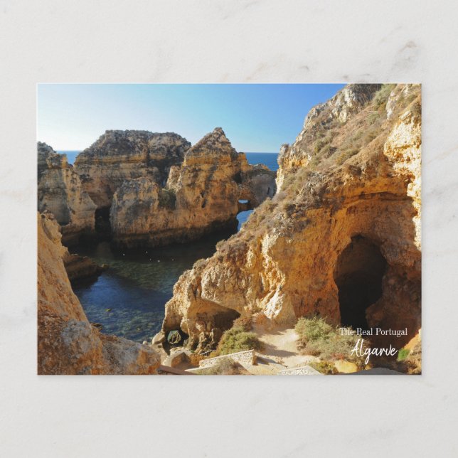 Rugged Algarve, Portugal Postcard (Front)