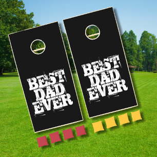 Rugged Best Dad Ever Cornhole Set