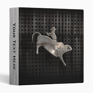 Rugged Bull Rider Binder