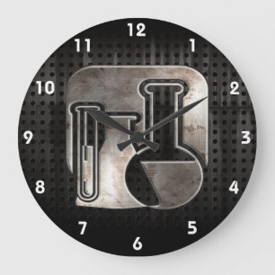 Rugged Chemistry Large Clock