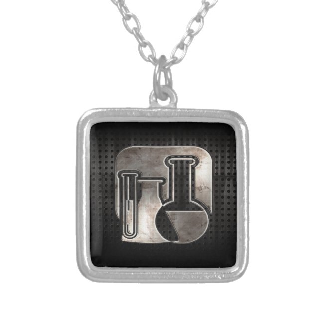 Rugged Chemistry Silver Plated Necklace (Front)