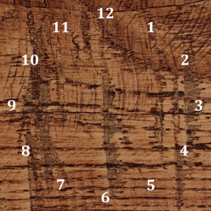chestnut wood grain accessories