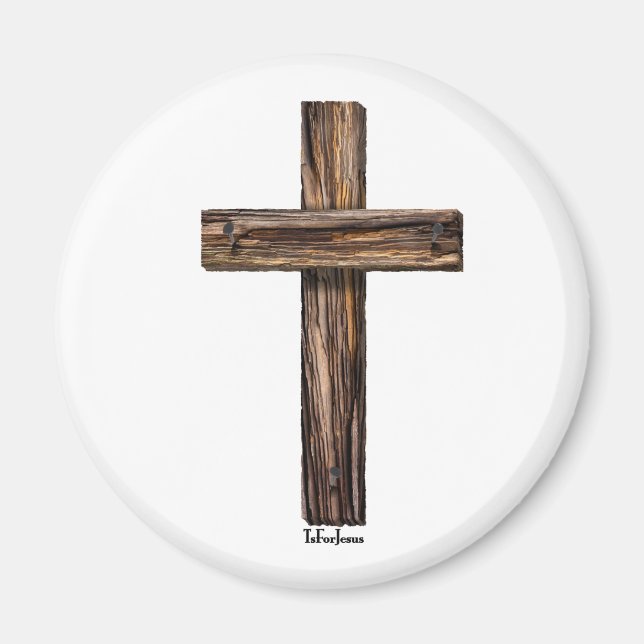 Rugged Cross Magnet (Front)