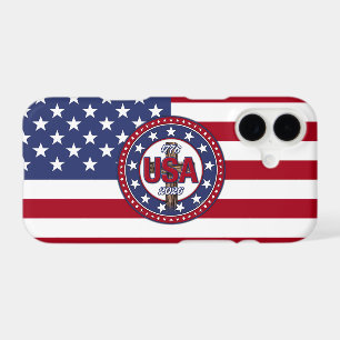 Rugged Cross USA 1776-2026 Flag iPhone 17 Case