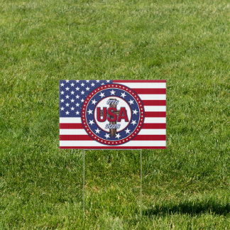 Rugged Cross USA 1776-2026 Sign