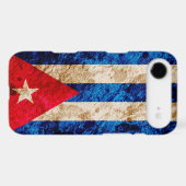 Rugged Cuban Flag Case-Mate iPhone Case (Back (Horizontal))