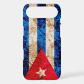 Rugged Cuban Flag Case-Mate iPhone Case (Back)