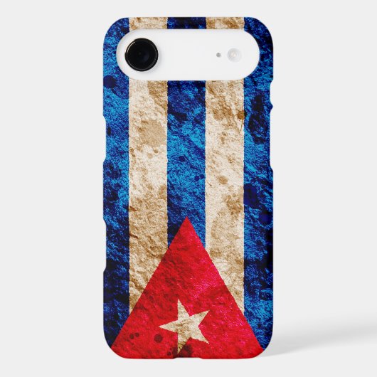 Rugged Cuban Flag Case-Mate iPhone Case (Back)