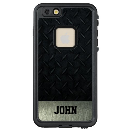 Rugged Diamond Plate Personalized Phone Case