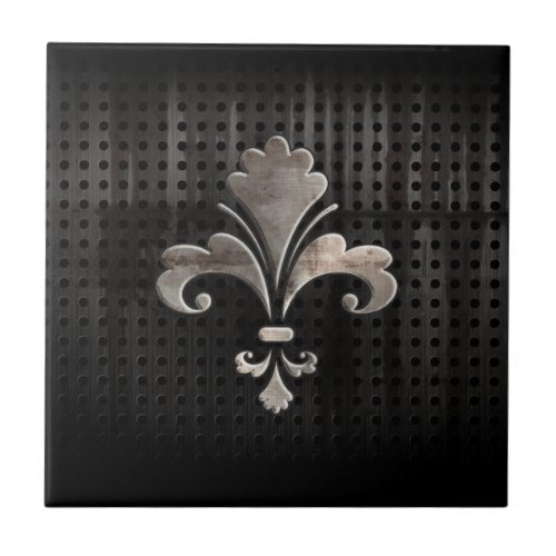 Rugged Fleur de lis Tile