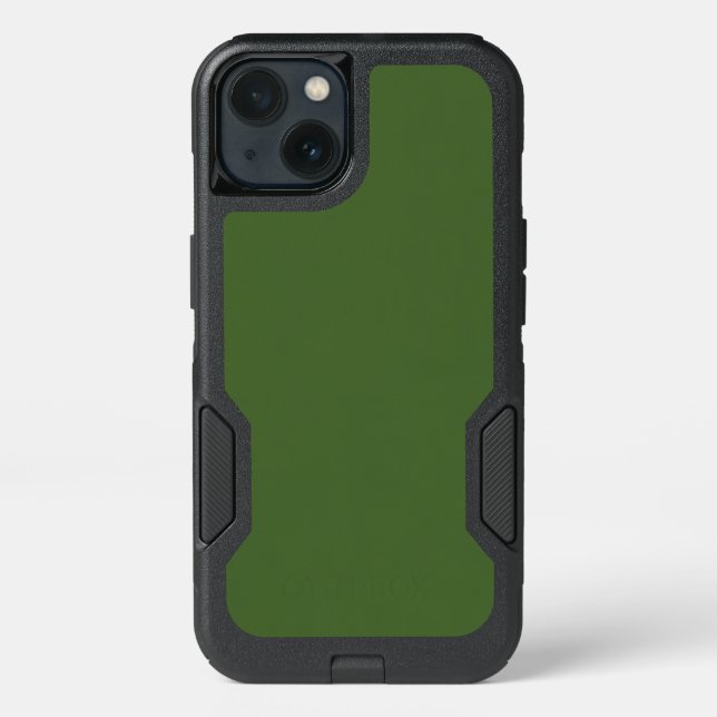 Rugged Green iPhone Case | Minimalist Protection (Back)