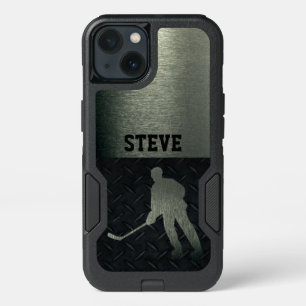 Rugged Hockey Name Diamond Plate Case