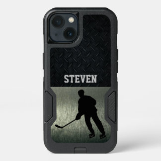 Rugged Hockey Silver Diamond Plate Case