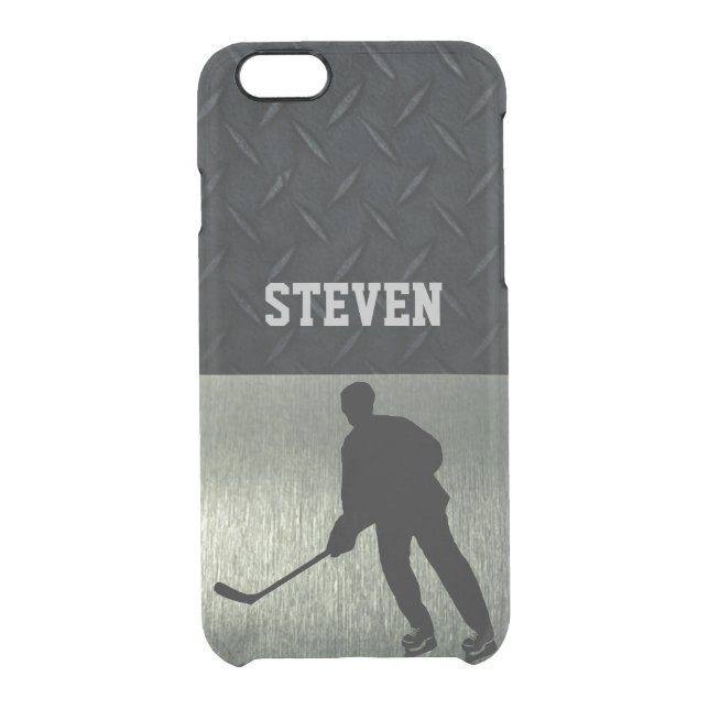 Rugged Hockey Sports Phone Case (Back)