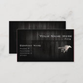 Rugged Horse Racing Business Card (Front/Back)