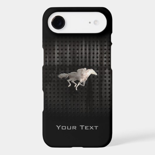 Rugged Horse Racing Case-Mate iPhone Case (Back)