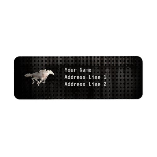 Rugged Horse Racing Label