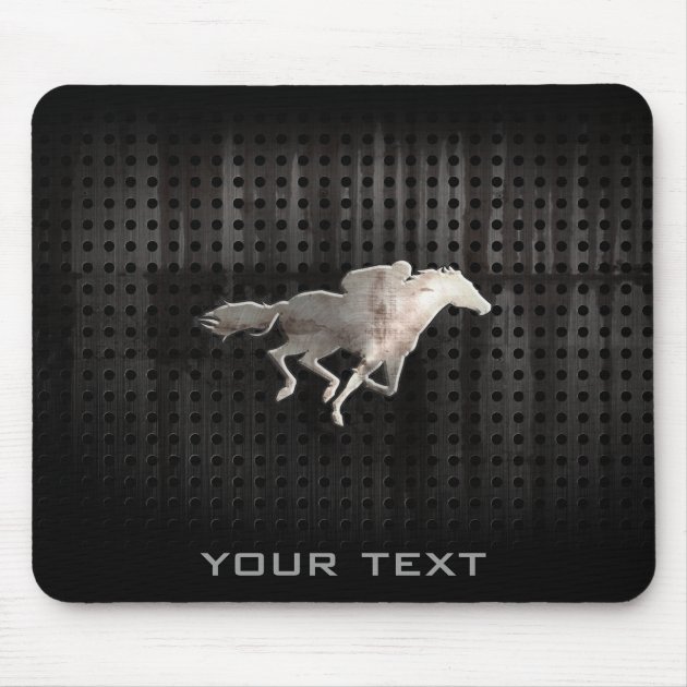 horse racing mouse pad