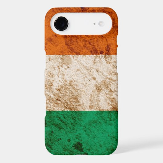 Rugged Irish Flag Case-Mate iPhone Case (Back)