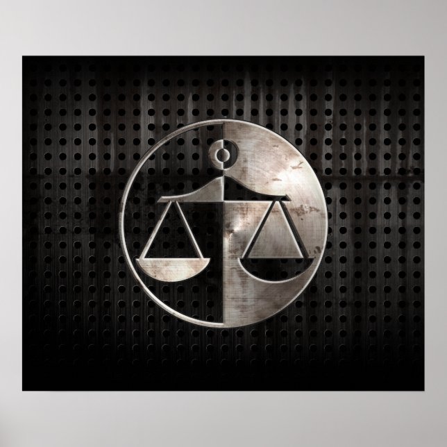 Rugged Justice Scales Poster (Front)