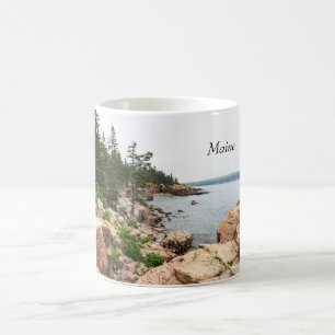 Rugged Maine coast in Acadia National Park Coffee Mug