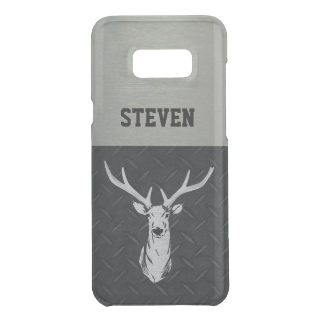Rugged Men's Custom Deer Hunting Case (Back)