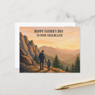 rugged mountain landscape for Father's Day Postcard