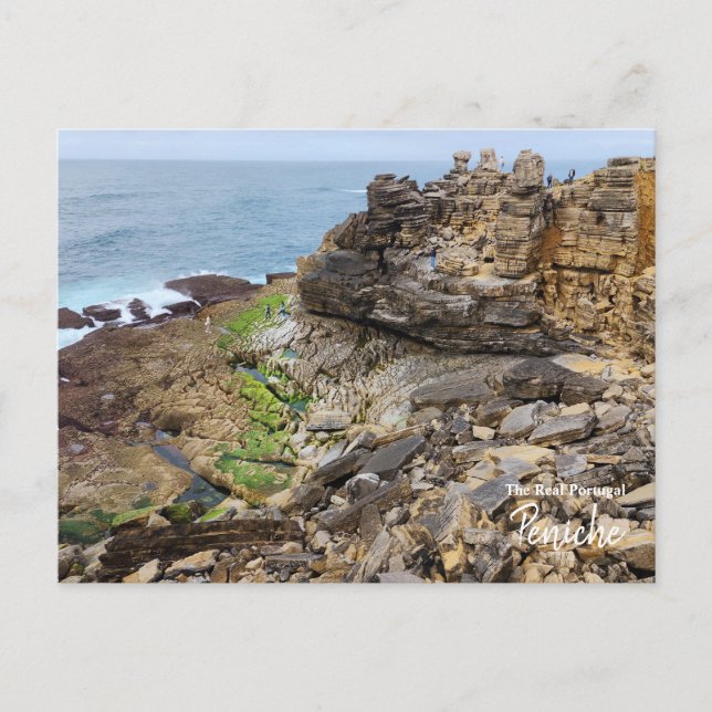 Rugged Peniche- Portugal Postcard (Front)