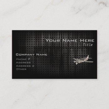 Rugged Plane Business Card by TradeWare at Zazzle