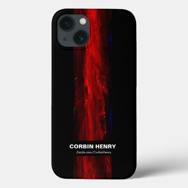 Rugged Red Abstract iPad Air case (Back)