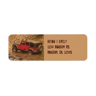 Jeep Return Address Labels | Zazzle