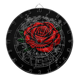 Rugged Rose  Dart Board