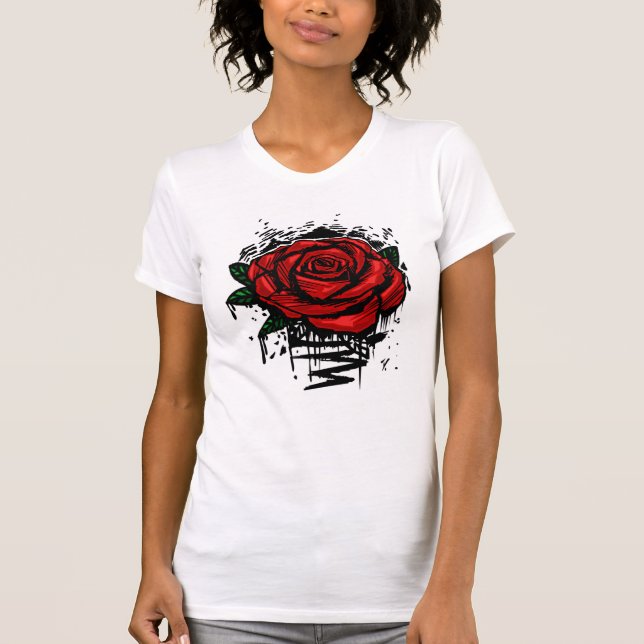 Rugged Rose T-Shirt (Front)