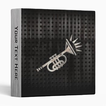 Rugged Trumpet Binder by MusicPlanet at Zazzle