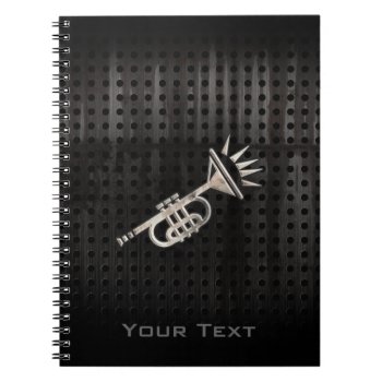 Rugged Trumpet Notebook by MusicPlanet at Zazzle