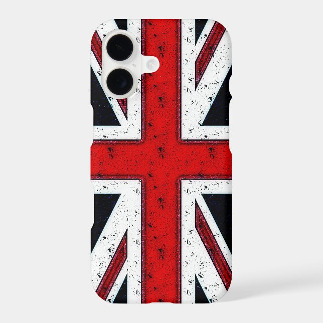 Rugged Union Jack Iphone Case (Back)