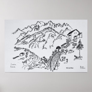 Rugged Val d'Asco   Corsica, France Poster