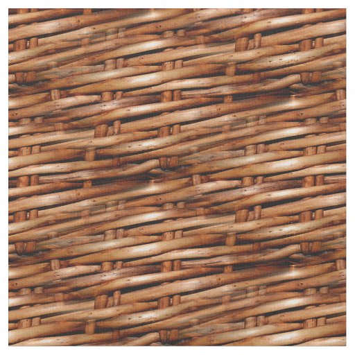 Rugged Wicker Basket Look Fabric