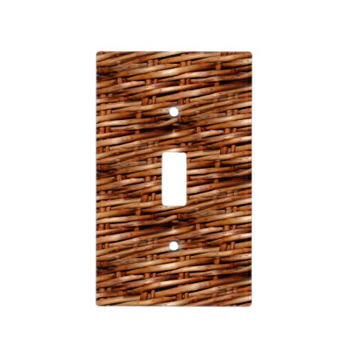 Rugged Wicker Basket Look Light Switch Cover