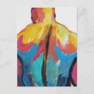 Rugger Man Broad Back Postcard