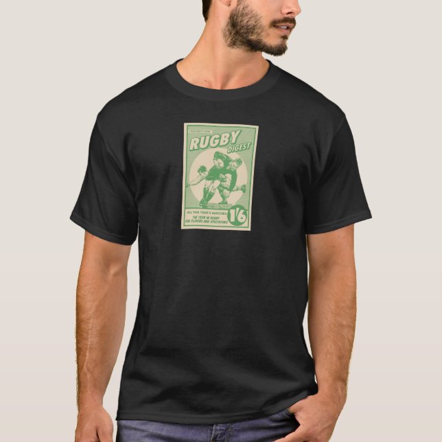 Ruggershirts Retro Magazine Cover T-Shirt (Front)