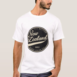 Ruggershirts Retro New Zealand Rugby T-Shirt