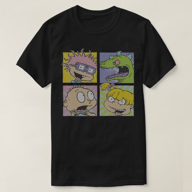 Rugrats Group Shot Bo Up  T-Shirt (Design Front)