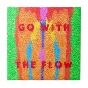 Rugs and Rags abstract pure art supreme Ceramic Tile