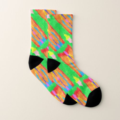 Rugs and Rags abstract pure art supreme            Socks